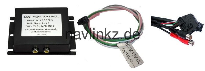 AMPIRE Multimediainterface VW MFD2 RNS2 Skoda Nexus AV u. R&uuml;ckfahrkamera