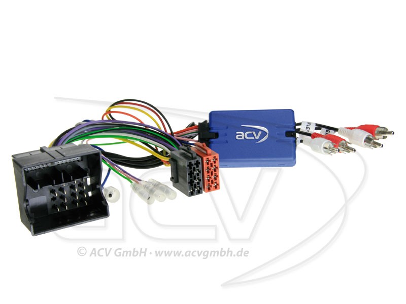 ACV Lenkradfernbedienungsadapter Audi A3 8P / A4 B7 / TT 8J Quadlock f&uuml;r JVC