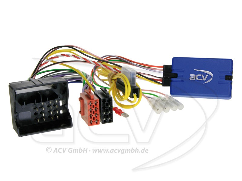 ACV Lenkradfernbedienungsadapter BMW 1er E87/E81, 3er E90/E91/E92/E93, X1, MINI f&uuml;r JVC