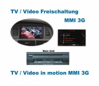 AMPIRE TV-Freischaltung, Audi A4/5/6/8, Q5/7 (MMI 3G) 1x Freischalten