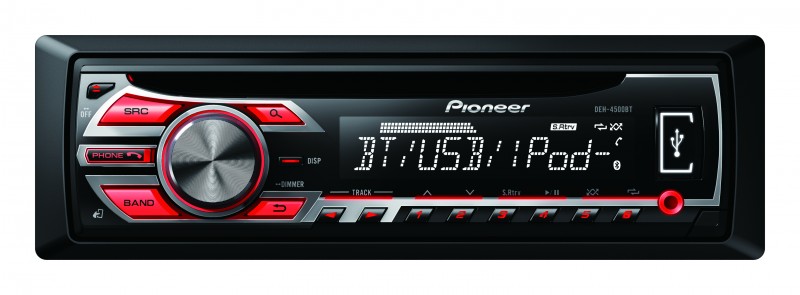 PIONEER DEH-4500BT CD/MP3 USB-Autoradio mit Bluetooth Freisprecheinrichtung