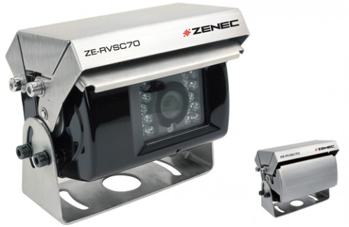ZENEC ZE-RVSC70 R&uuml;ckfahrkamera Infrarot mit Mikrofon IP68 NTSC